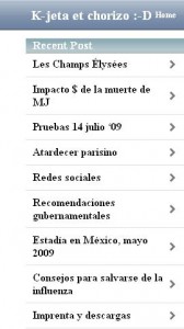 Version móvil iphone & ipod